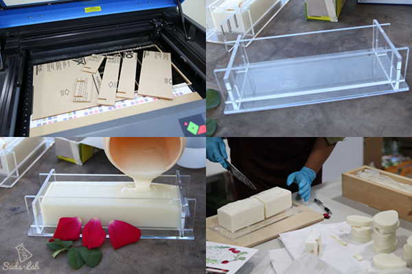Sud-Lab Community Soap Making Laser Cut Acrylic Mold